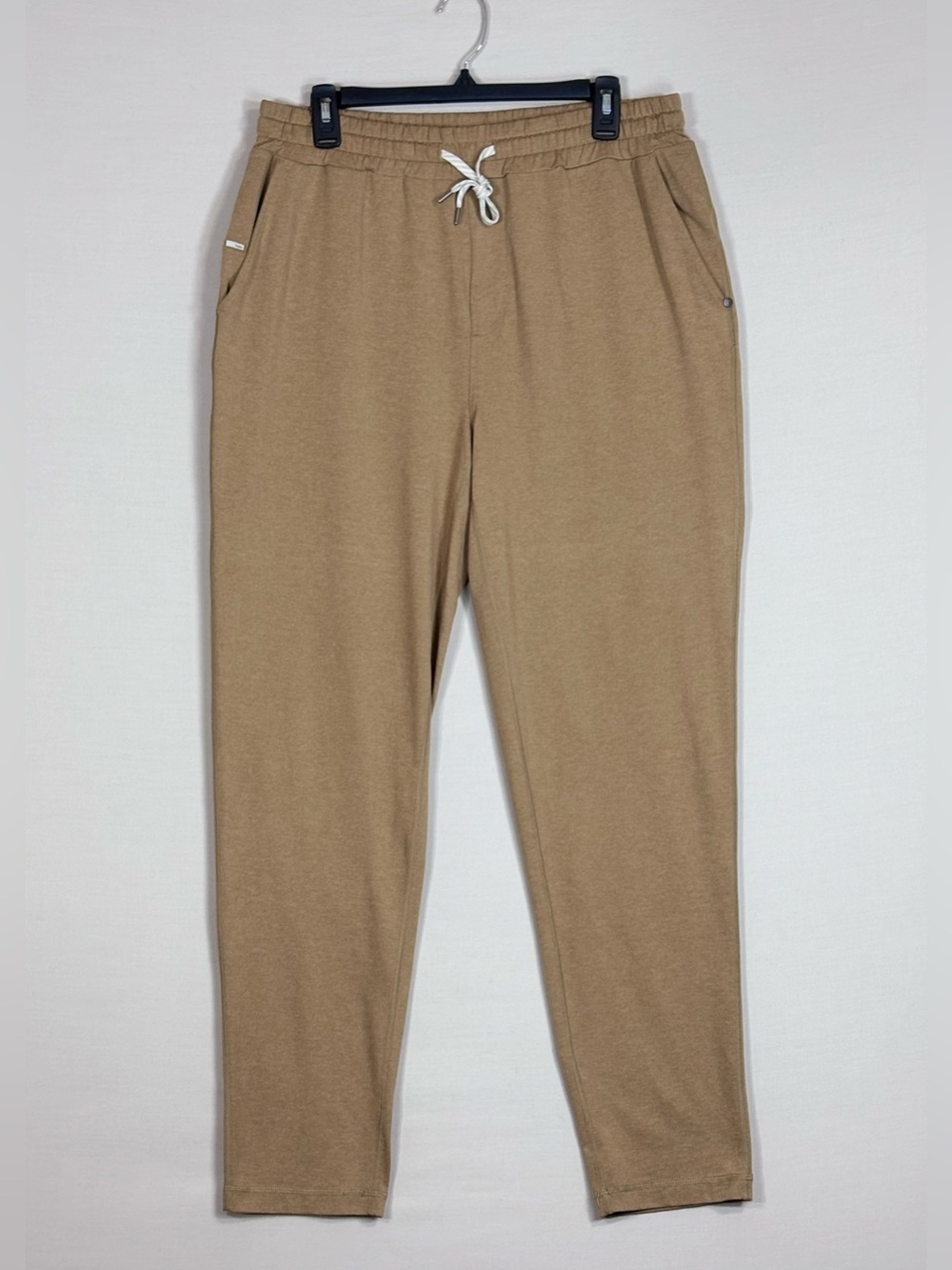 Vuori Heathered Camel Performance Joggers Athletic Lounge Pants XL